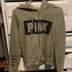 Long sleeve zip up sweater